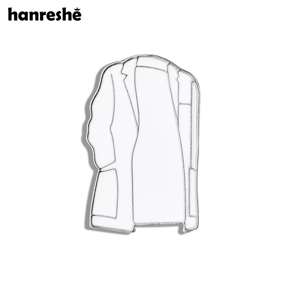 Medical Lab Scientist - Hanreshe Witte Jas Emaille Broche Pin